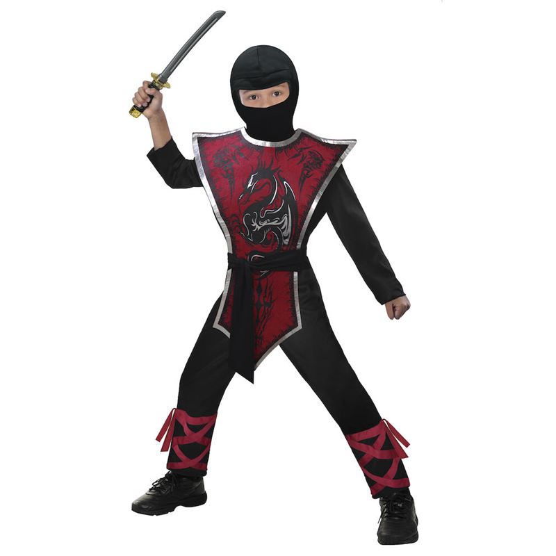 KOSTYME NINJA SORT, R&#216;D 130/140 