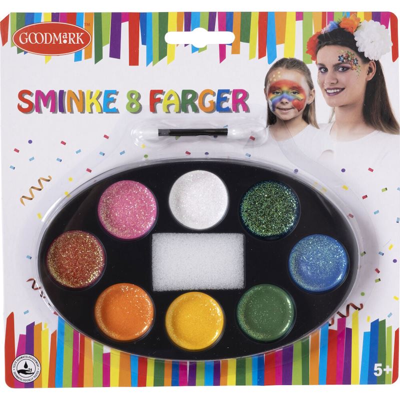 SMINKE FAMILY PALLET 8 GLITTER FARGER 