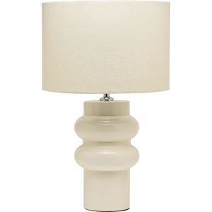 Bordlampe retro, krem