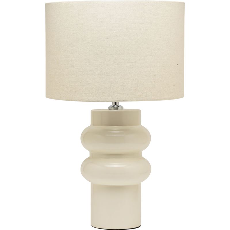 Bordlampe retro, krem