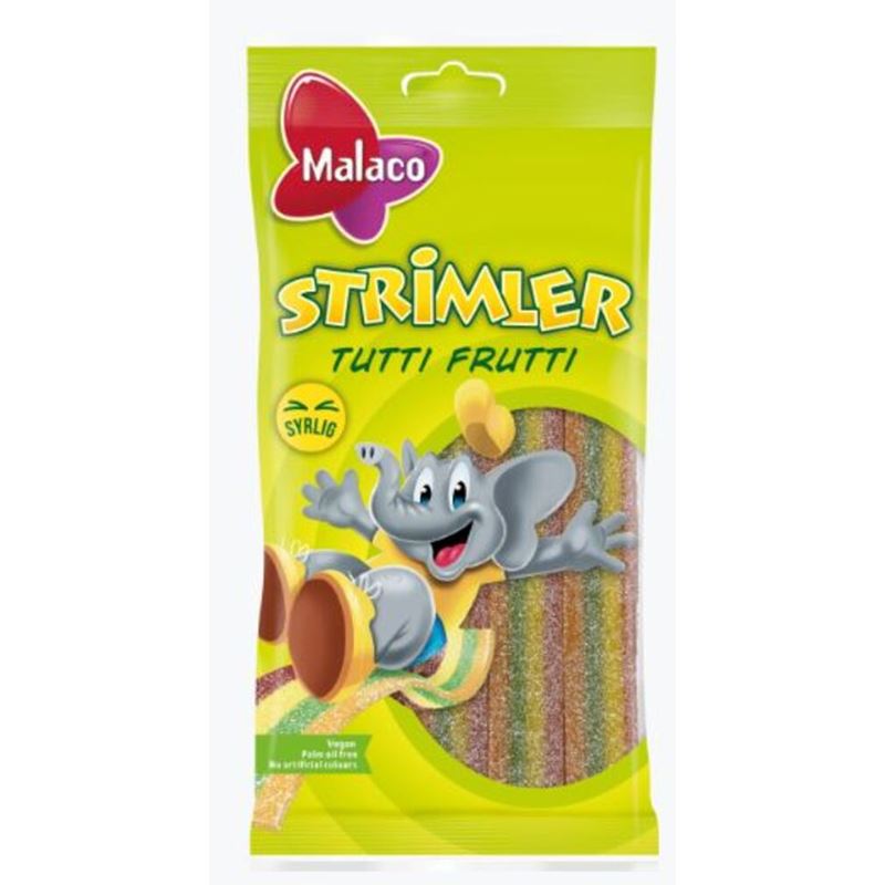 MALACO STRIMLER TUTTI FRUTTI 80G